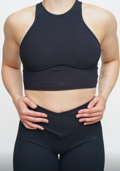 Everyday Crop Top - Classic Black