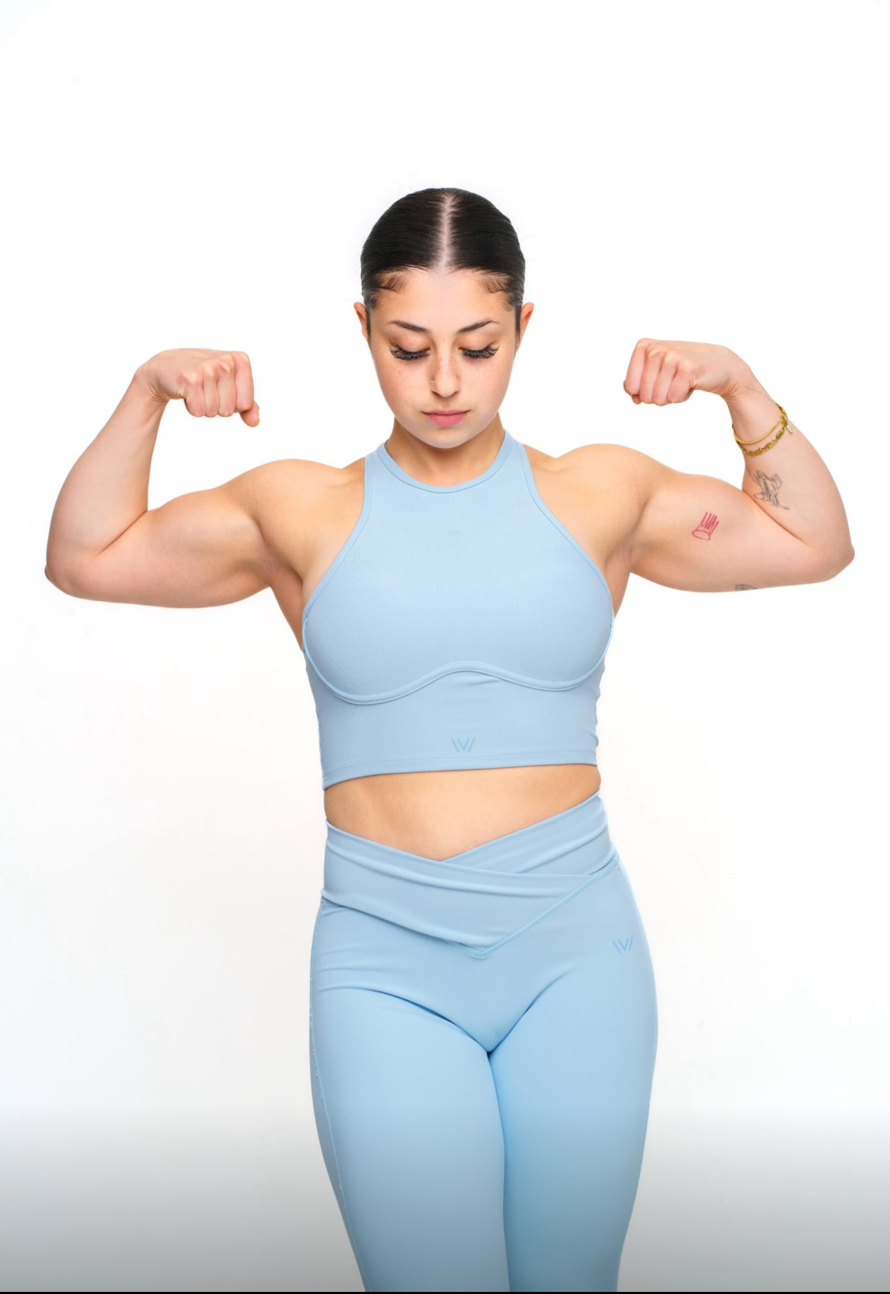 Everyday Crop Top - Sky Blue