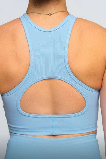 Everyday Crop Top - Sky Blue