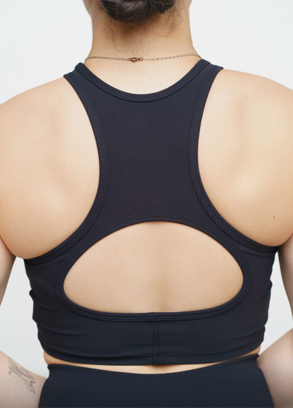 Everyday Crop Top - Classic Black