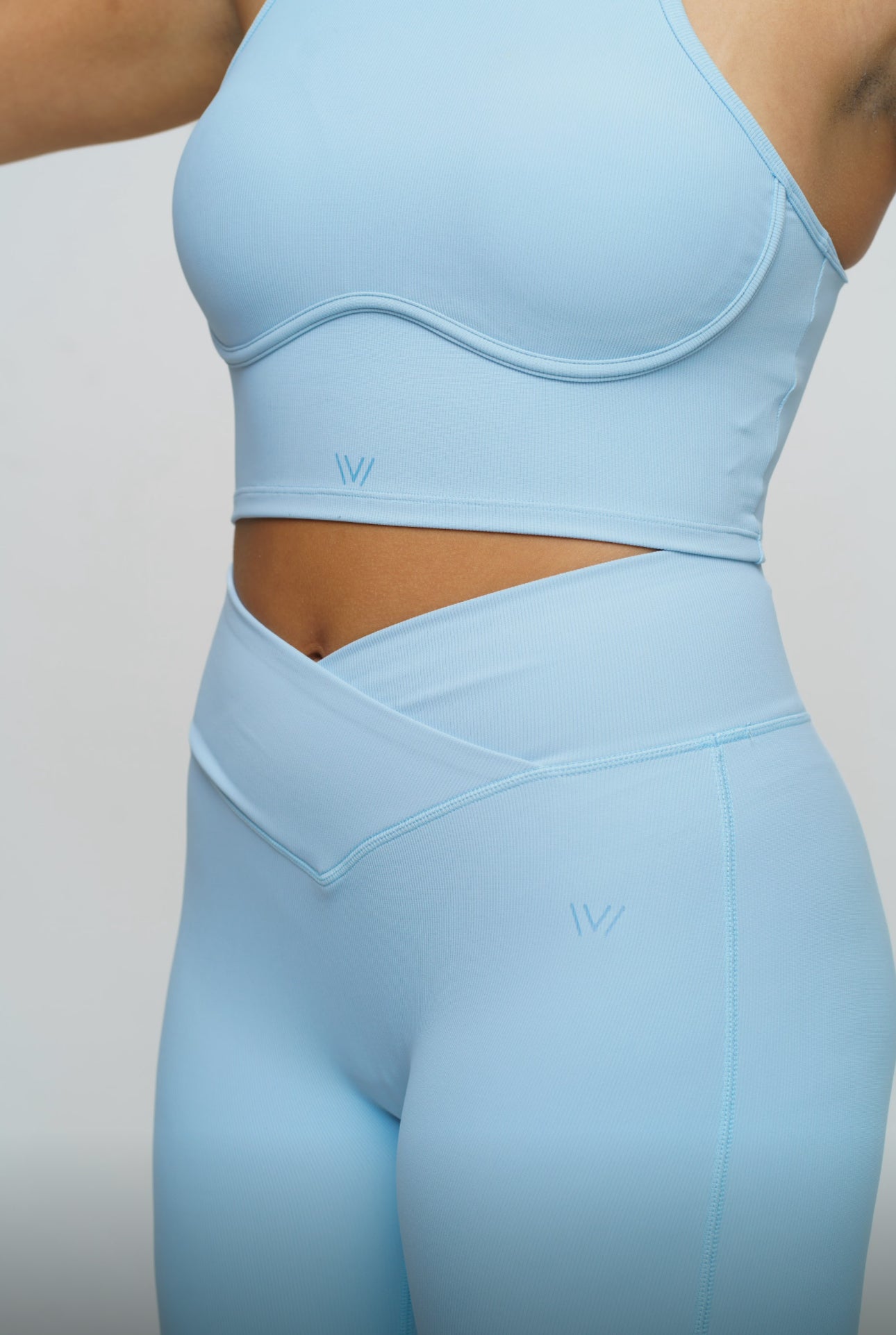 Everyday Crop Top - Sky Blue