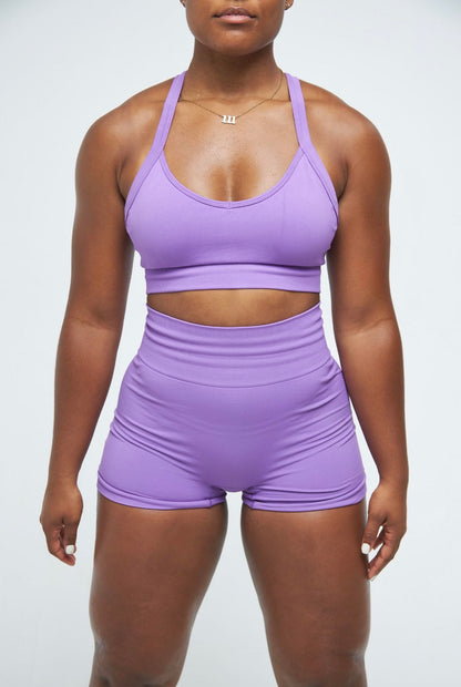 WOMEN'S ESSENTIAL TRAINING SHORTS - AMETHYST